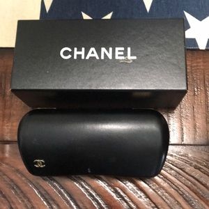 Chanel , sunglasses box and case .